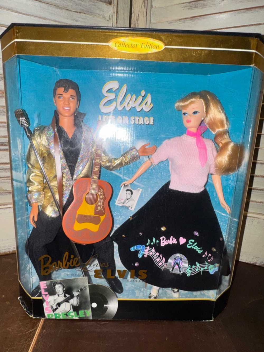 1996 Mattel Barbie Loves Elvis Live on Stage Gift Set NIB